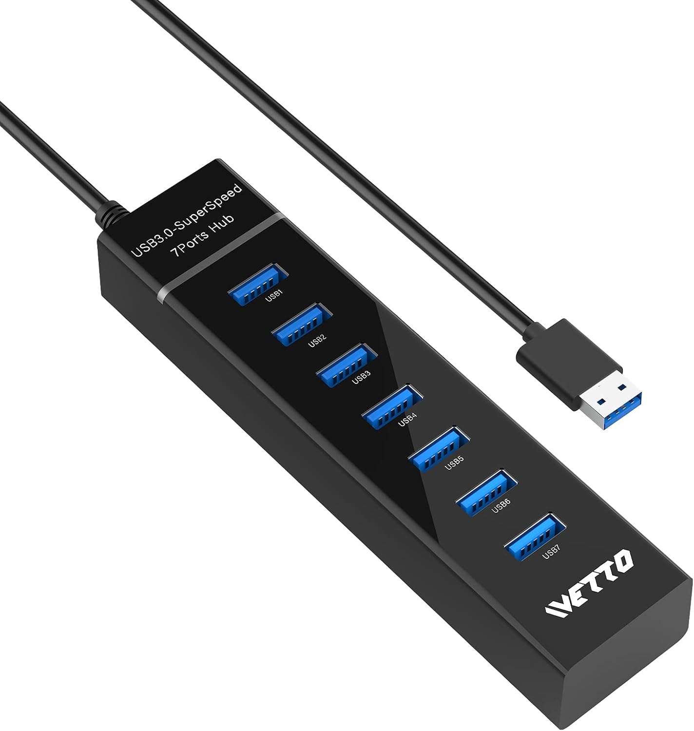 7-Port USB 3.0 Hub with 1 m Cable
